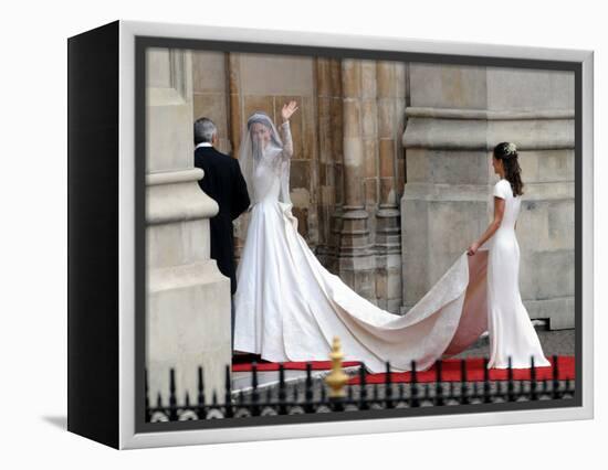 The Royal Wedding of Prince William and Kate Middleton in London, Friday April 29th, 2011-null-Framed Premier Image Canvas