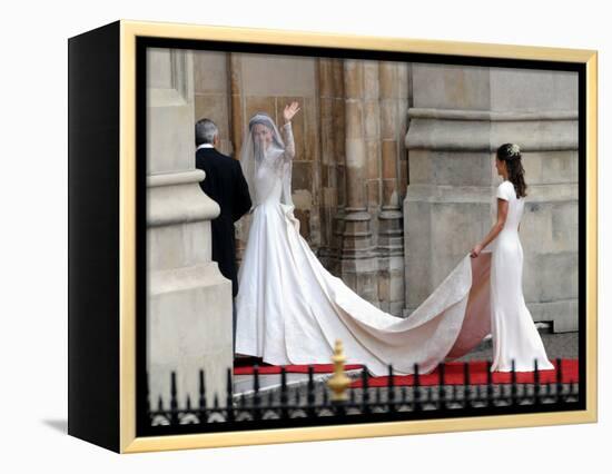 The Royal Wedding of Prince William and Kate Middleton in London, Friday April 29th, 2011-null-Framed Premier Image Canvas