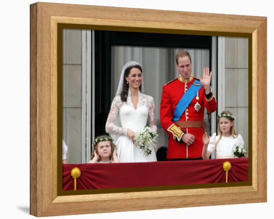 The Royal Wedding of Prince William and Kate Middleton in London, Friday April 29th, 2011-null-Framed Premier Image Canvas