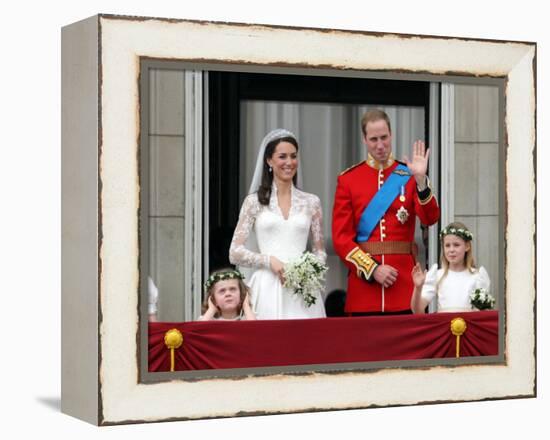 The Royal Wedding of Prince William and Kate Middleton in London, Friday April 29th, 2011-null-Framed Premier Image Canvas