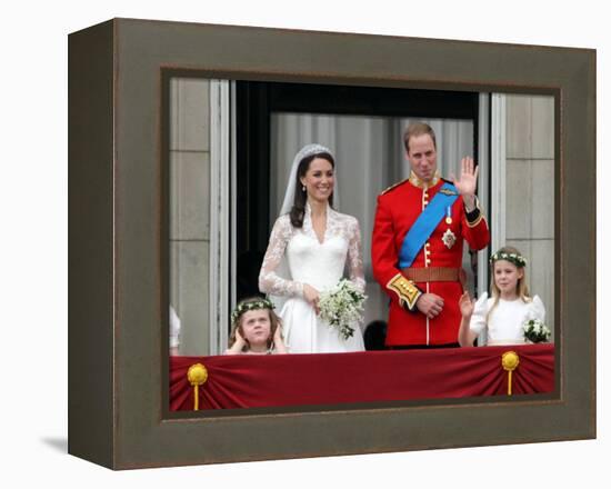 The Royal Wedding of Prince William and Kate Middleton in London, Friday April 29th, 2011-null-Framed Premier Image Canvas