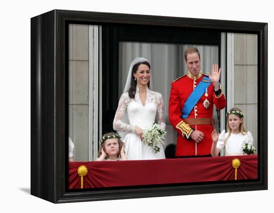 The Royal Wedding of Prince William and Kate Middleton in London, Friday April 29th, 2011-null-Framed Premier Image Canvas