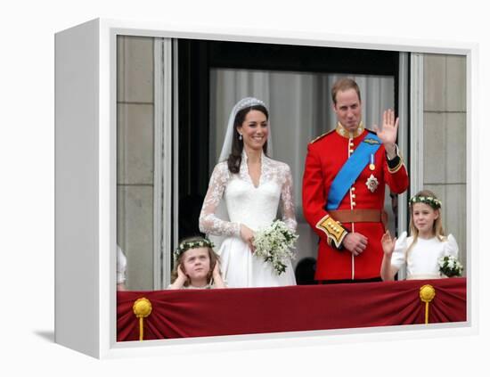 The Royal Wedding of Prince William and Kate Middleton in London, Friday April 29th, 2011-null-Framed Premier Image Canvas