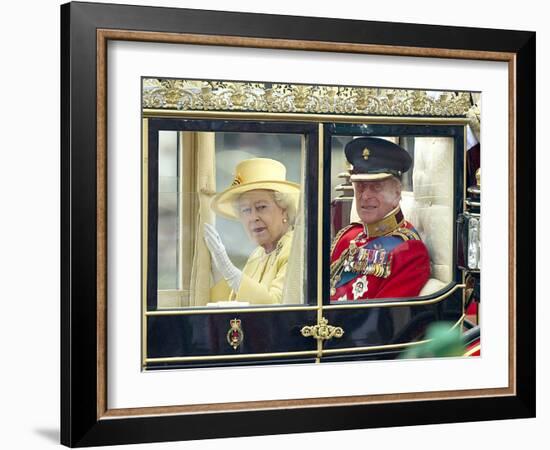 The Royal Wedding of Prince William and Kate Middleton in London, Friday April 29th, 2011-null-Framed Photographic Print