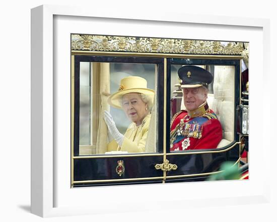 The Royal Wedding of Prince William and Kate Middleton in London, Friday April 29th, 2011-null-Framed Photographic Print