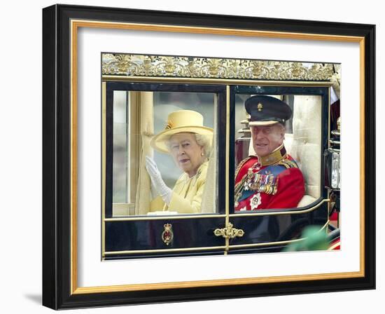 The Royal Wedding of Prince William and Kate Middleton in London, Friday April 29th, 2011-null-Framed Photographic Print