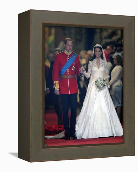 The Royal Wedding of Prince William and Kate Middleton in London, Friday April 29th, 2011-null-Framed Premier Image Canvas