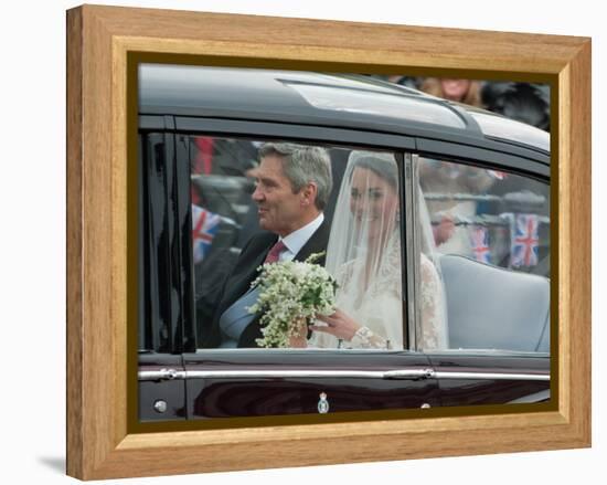 The Royal Wedding of Prince William and Kate Middleton in London, Friday April 29th, 2011-null-Framed Premier Image Canvas