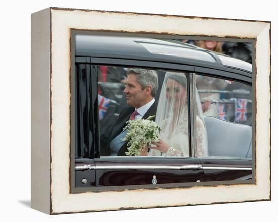 The Royal Wedding of Prince William and Kate Middleton in London, Friday April 29th, 2011-null-Framed Premier Image Canvas