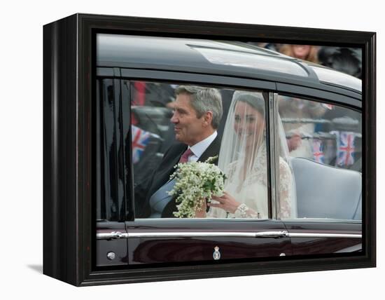 The Royal Wedding of Prince William and Kate Middleton in London, Friday April 29th, 2011-null-Framed Premier Image Canvas