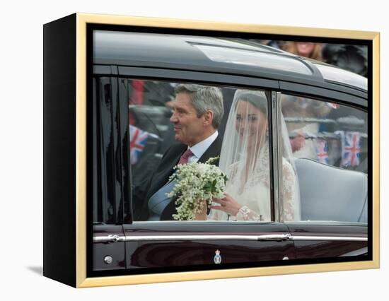 The Royal Wedding of Prince William and Kate Middleton in London, Friday April 29th, 2011-null-Framed Premier Image Canvas