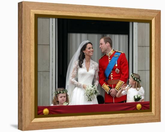 The Royal Wedding of Prince William and Kate Middleton in London, Friday April 29th, 2011-null-Framed Premier Image Canvas