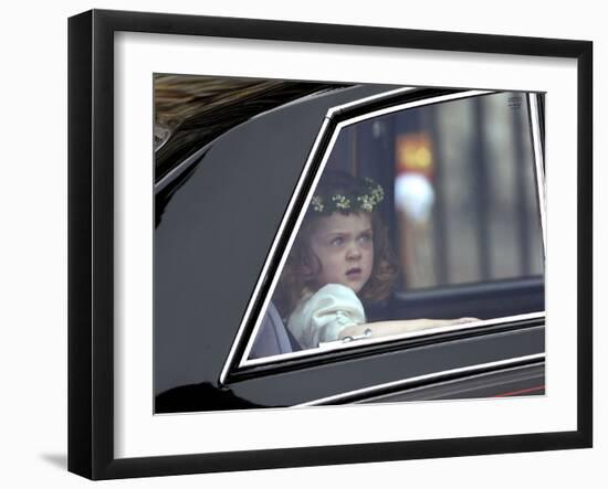 The Royal Wedding of Prince William and Kate Middleton in London, Friday April 29th, 2011-null-Framed Photographic Print