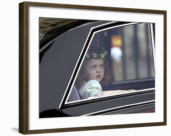 The Royal Wedding of Prince William and Kate Middleton in London, Friday April 29th, 2011-null-Framed Photographic Print