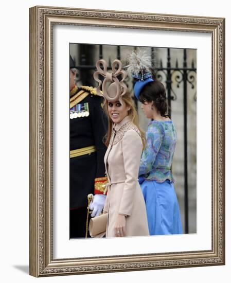 The Royal Wedding of Prince William and Kate Middleton in London, Friday April 29th, 2011-null-Framed Photographic Print