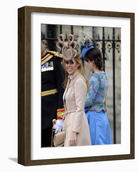 The Royal Wedding of Prince William and Kate Middleton in London, Friday April 29th, 2011-null-Framed Photographic Print