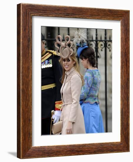 The Royal Wedding of Prince William and Kate Middleton in London, Friday April 29th, 2011-null-Framed Photographic Print