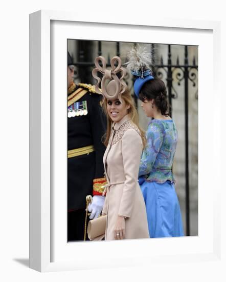 The Royal Wedding of Prince William and Kate Middleton in London, Friday April 29th, 2011-null-Framed Photographic Print