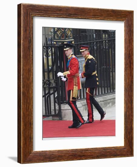 The Royal Wedding of Prince William and Kate Middleton in London, Friday April 29th, 2011-null-Framed Photographic Print