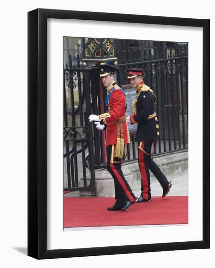 The Royal Wedding of Prince William and Kate Middleton in London, Friday April 29th, 2011-null-Framed Photographic Print