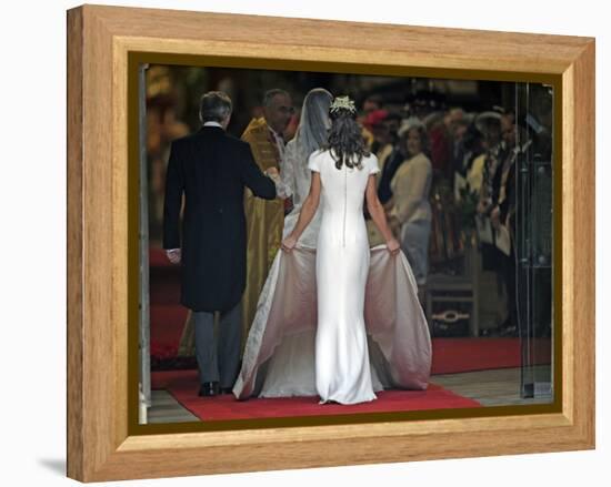 The Royal Wedding of Prince William and Kate Middleton in London, Friday April 29th, 2011-null-Framed Premier Image Canvas