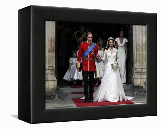 The Royal Wedding of Prince William and Kate Middleton in London, Friday April 29th, 2011-null-Framed Premier Image Canvas