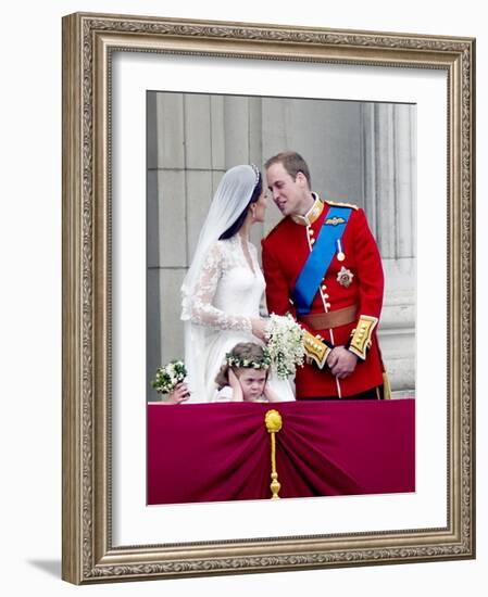 The Royal Wedding of Prince William and Kate Middleton in London, Friday April 29th, 2011-null-Framed Photographic Print