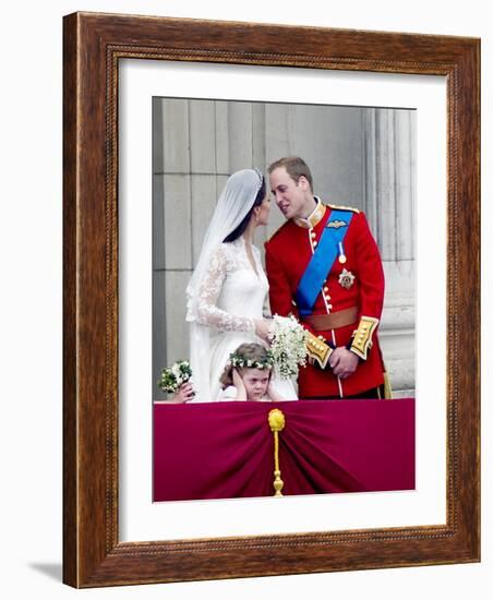 The Royal Wedding of Prince William and Kate Middleton in London, Friday April 29th, 2011-null-Framed Photographic Print