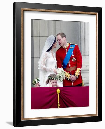 The Royal Wedding of Prince William and Kate Middleton in London, Friday April 29th, 2011-null-Framed Photographic Print