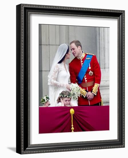 The Royal Wedding of Prince William and Kate Middleton in London, Friday April 29th, 2011-null-Framed Photographic Print