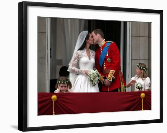 The Royal Wedding of Prince William and Kate Middleton in London, Friday April 29th, 2011-null-Framed Photographic Print