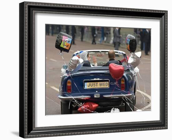 The Royal Wedding of Prince William and Kate Middleton in London, Friday April 29th, 2011-null-Framed Photographic Print