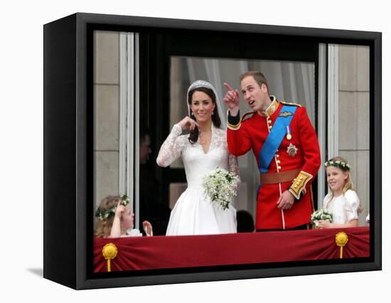 The Royal Wedding of Prince William and Kate Middleton in London, Friday April 29th, 2011-null-Framed Premier Image Canvas