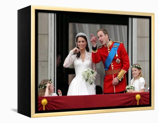 The Royal Wedding of Prince William and Kate Middleton in London, Friday April 29th, 2011-null-Framed Premier Image Canvas