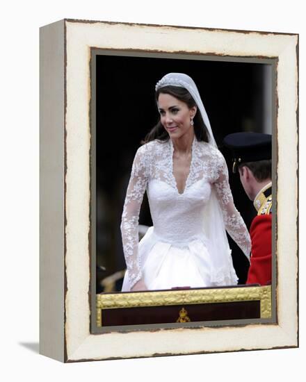 The Royal Wedding of Prince William and Kate Middleton in London, Friday April 29th, 2011-null-Framed Premier Image Canvas