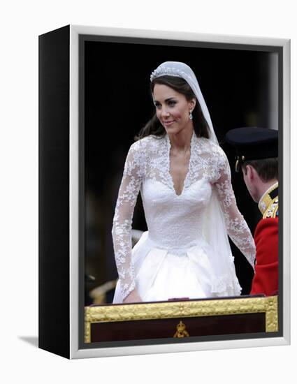 The Royal Wedding of Prince William and Kate Middleton in London, Friday April 29th, 2011-null-Framed Premier Image Canvas