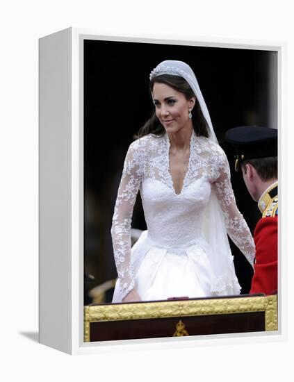 The Royal Wedding of Prince William and Kate Middleton in London, Friday April 29th, 2011-null-Framed Premier Image Canvas