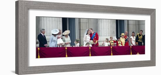 The Royal Wedding of Prince William and Kate Middleton in London, Friday April 29th, 2011-null-Framed Photographic Print