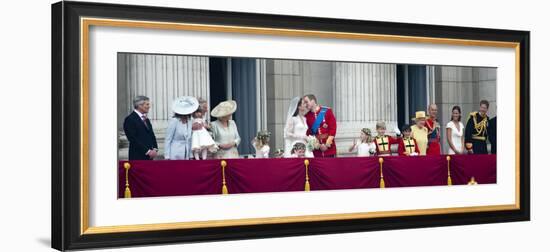 The Royal Wedding of Prince William and Kate Middleton in London, Friday April 29th, 2011-null-Framed Photographic Print