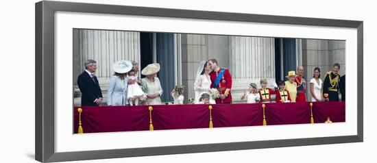 The Royal Wedding of Prince William and Kate Middleton in London, Friday April 29th, 2011-null-Framed Photographic Print