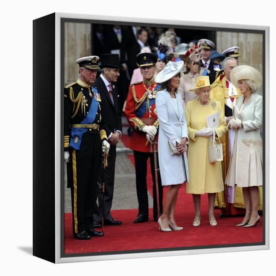 The Royal Wedding of Prince William and Kate Middleton in London, Friday April 29th, 2011-null-Framed Premier Image Canvas