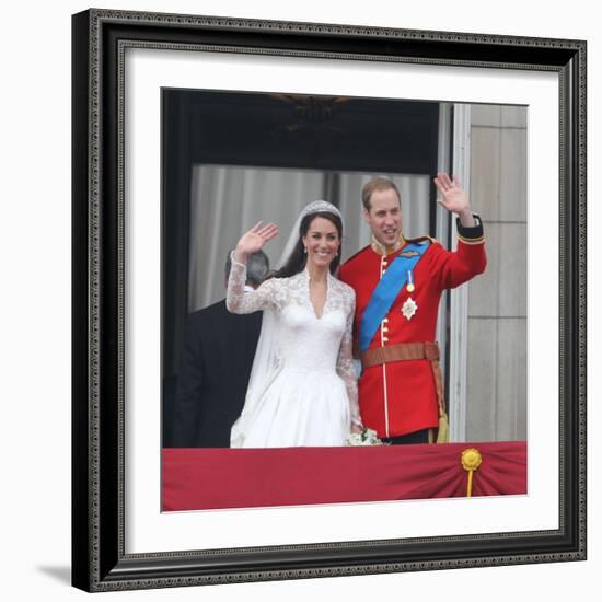 The Royal Wedding of Prince William and Kate Middleton in London, Friday April 29th, 2011-null-Framed Photographic Print