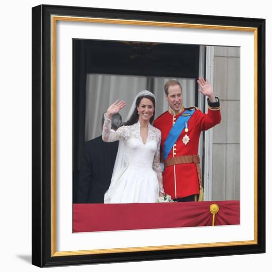 The Royal Wedding of Prince William and Kate Middleton in London, Friday April 29th, 2011-null-Framed Photographic Print