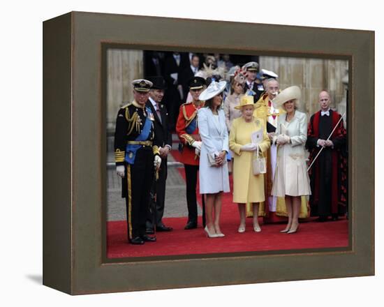 The Royal Wedding of Prince William and Kate Middleton in London, Friday April 29th, 2011-null-Framed Premier Image Canvas