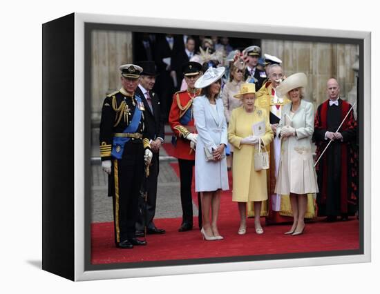 The Royal Wedding of Prince William and Kate Middleton in London, Friday April 29th, 2011-null-Framed Premier Image Canvas