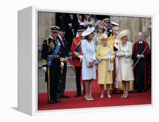 The Royal Wedding of Prince William and Kate Middleton in London, Friday April 29th, 2011-null-Framed Premier Image Canvas