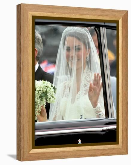 The Royal Wedding of Prince William and Kate Middleton in London, Friday April 29th, 2011-null-Framed Premier Image Canvas