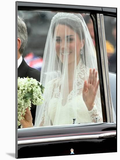 The Royal Wedding of Prince William and Kate Middleton in London, Friday April 29th, 2011-null-Mounted Photographic Print