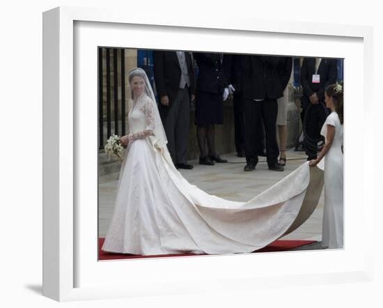 The Royal Wedding of Prince William and Kate Middleton in London, Friday April 29th, 2011-null-Framed Photographic Print