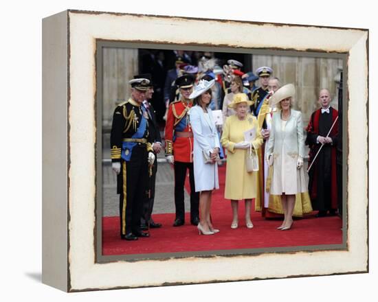 The Royal Wedding of Prince William and Kate Middleton in London, Friday April 29th, 2011-null-Framed Premier Image Canvas